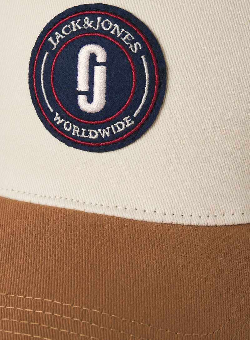 جاك اند جونز قبعة بيسبول برسومات منحنية