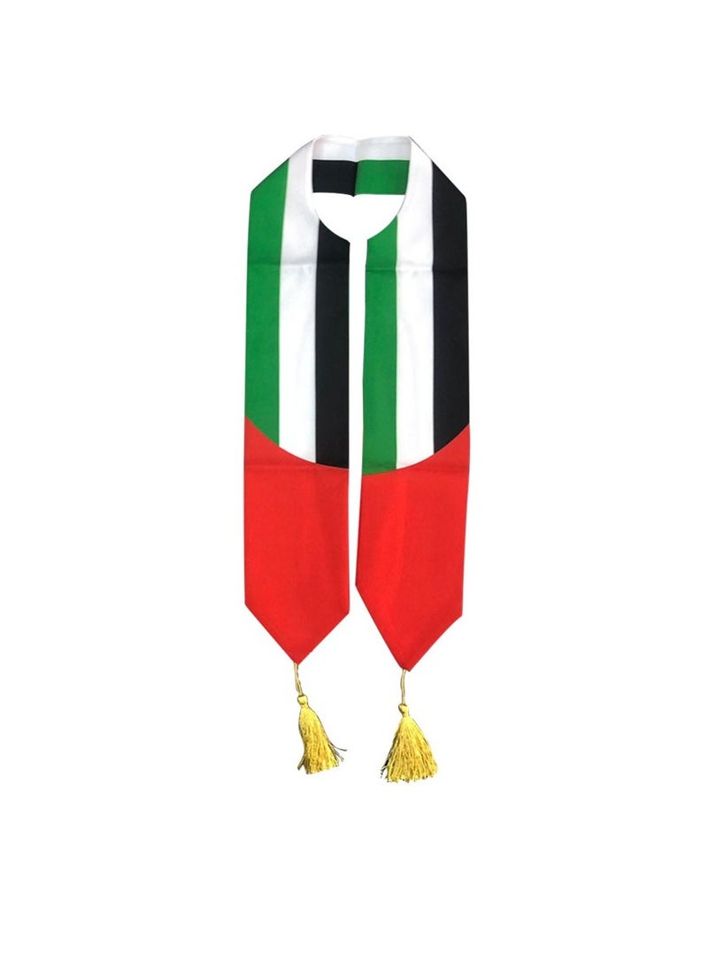 يوويل وشاح علم الإمارات العربية المتحدة لليوم الوطني الإماراتي للأطفال 120 × 11 سم