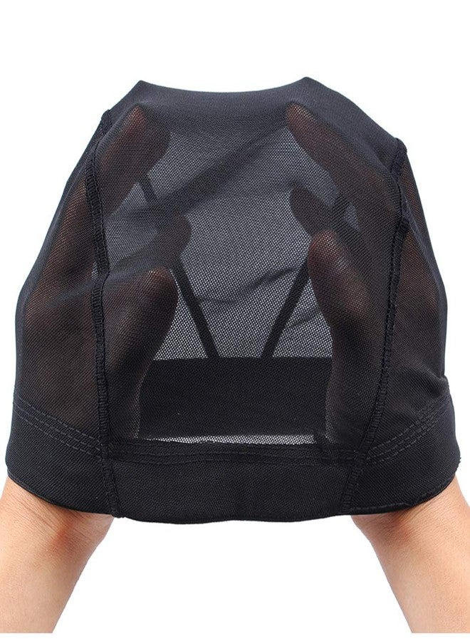 Nunify Breathable Mesh Dome Caps For Wigs Making, Glueless Spandex Wig Cap Hair Weaveing Net With Width Elastic Wig BandsNunify Breathable Mesh Dome Caps For Wigs Making, Glueless Spandex Wig Cap Hair - Image 1