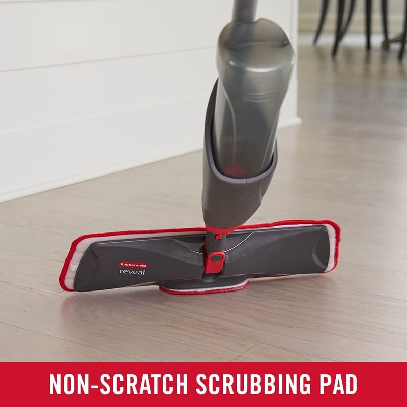 Rubbermaid Microfiber Reveal Spray Mop Floor Cleaning Kit with 3 Microfiber Wet Pads and Refillable Bottle - Image 5