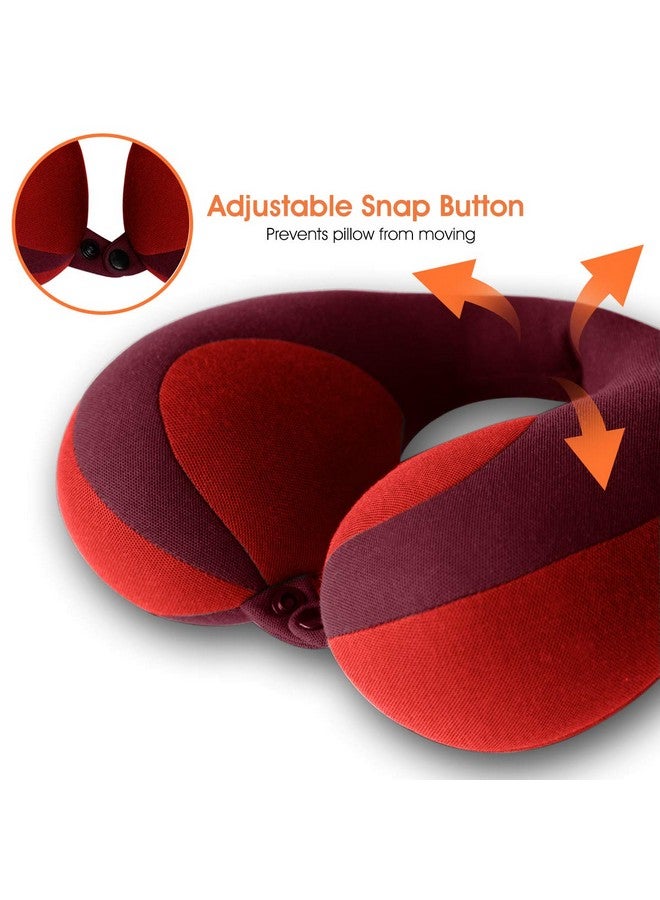 INFANZIA Kids Chin Supporting Travel Neck Pillow, Helps Support Head and Neck, Comfortably Designed for Head, Neck, and Chin Support - Gifts for Toddler/Child/Kids, Red - Image 5
