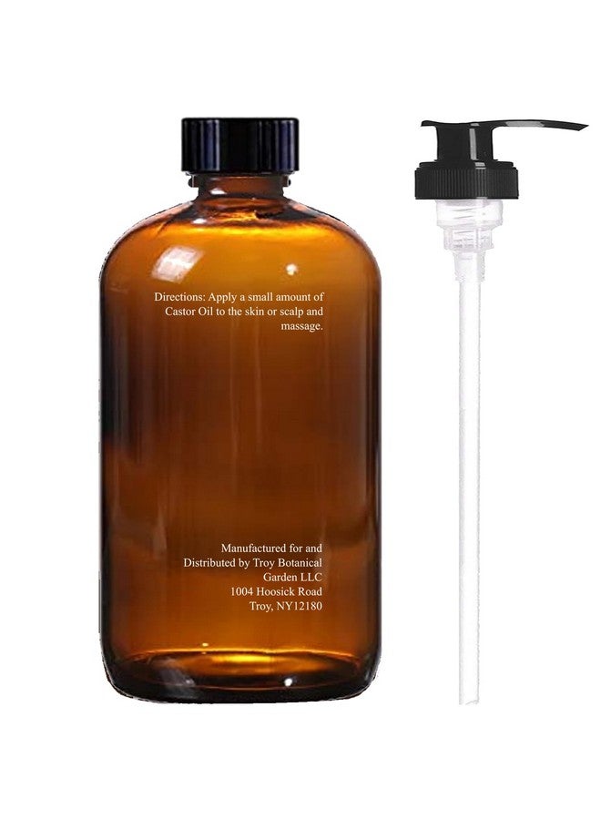 Essentially KateS Castor Oil 16 Fl Oz (Glass Bottle) - Original Unrefined - A Huge Glass Bottle with a Pump - 100% Pure and Natural, Cold Pressed, and Hexane-Free - Hair Oil, Body Oil - Image 5