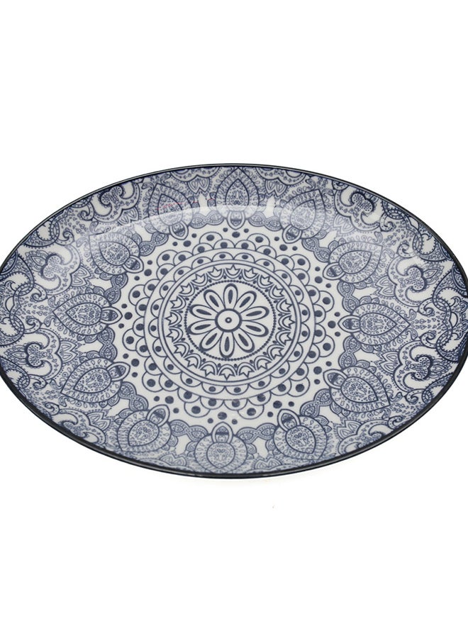 Akdc Che Brucia Oval Plate 10" A Graceful And Versatile Piece That Effortlessly Complements Your Dining Aesthetic With Its Stylish Design And Generous Size - Image 1