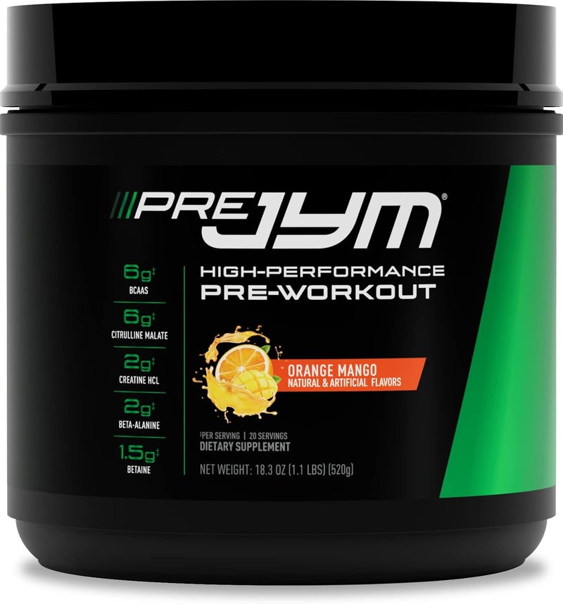 JYM Supplement Science بري جيم 30 حصة برتقال مانجو - Image 1