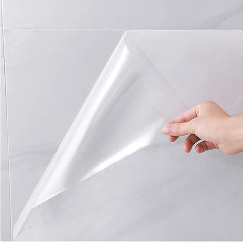 REWOF Oil-Proof Waterproof Wallpaper – Transparent Heat-Resistant Wall Sticker Sheet for Kitchen & Platform – Self-Adhesive, Easy to Clean, 60x200 cm Wall Covering Roll (New Transparent) - Image 5