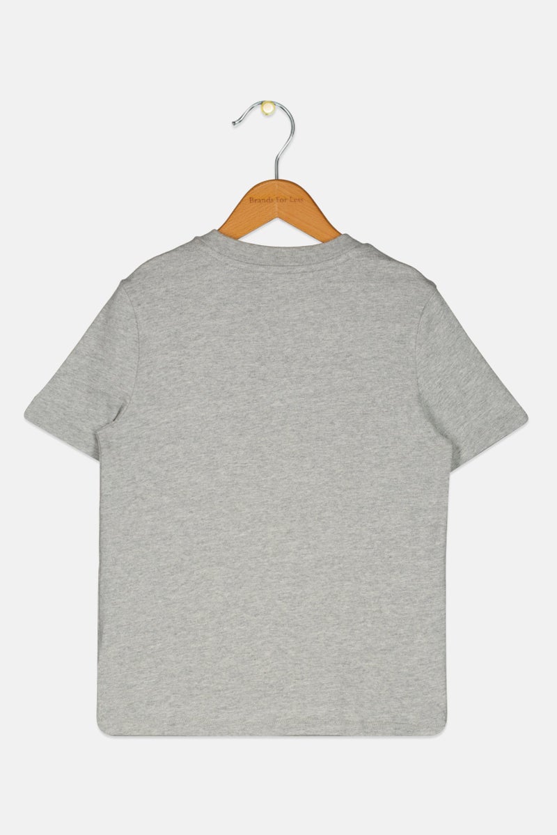 GAP Kids Boy Crew Neck Short Sleeves Graphic Print T-shirt, Grey  - Image 2