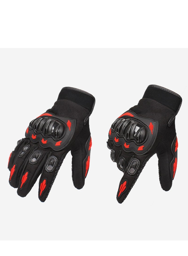 Outdoor Riding Motorcycle Full Finger Protective Gloves For Men Tactical Non-Slip Breathable Racing Gloves For Hunting Camping Climbing - Image 2