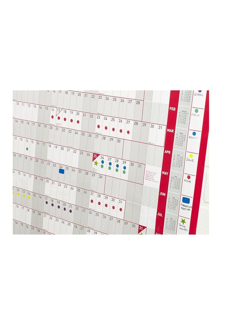 AVERY - Self Adhesive Dots/Circle Labels - Red (Diameter 8 mm, 70 per Sheet, 560 Total) - Image 1
