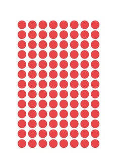 AVERY Self Adhesive Dots/Circle Labels - Red (Diameter 8 mm, 70 per Sheet, 560 Total)  - Image 3