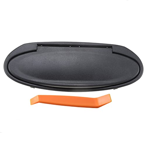 AMSPRAC Car Sun Visor Mirror Covers and Base Replacement, Visor Vanity Mirror Caps w/Mirror for Porsche 996/997-911 986/987 for Boxster for Cayman 1996-2010,Left Driver or Right Passenger Side,1PCS - Image 2
