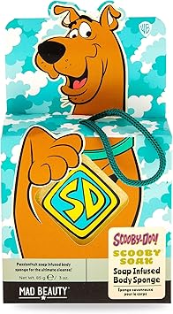 Mad Beauty ScoobyDoo Soap Infused Body Sponge Mad Beauty Passionfruit Relax Fun Nostalgic Cartoon Skincare Gift for Adults - Image 1