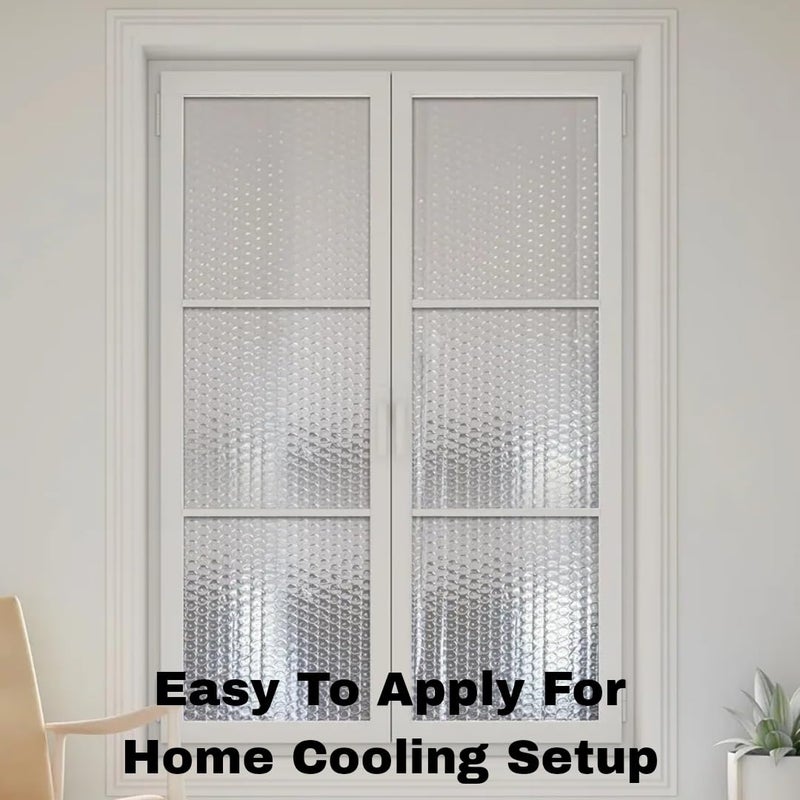 STYLE.LAB Heat Reflective Aluminium Foil Air Bubble Insulation Sheet, 8MM Thick, 360 GSM, Thermal & Sound Insulation, Energy Efficient Barrier for Home/Roof/Walls, 24" x10' Roll, Pack of 1 - Image 3