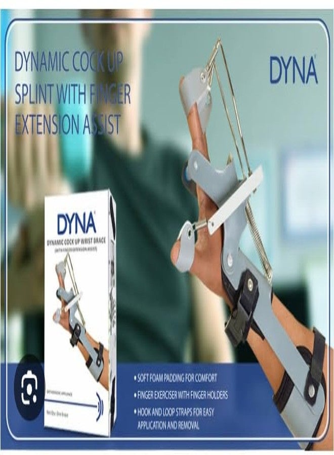 Dynamic Cock Up Splint with Finger Extension Assist, (Both hand) (Size 1)- small & medium (For Wrist Circumference of 14-18 cm) - Image 3