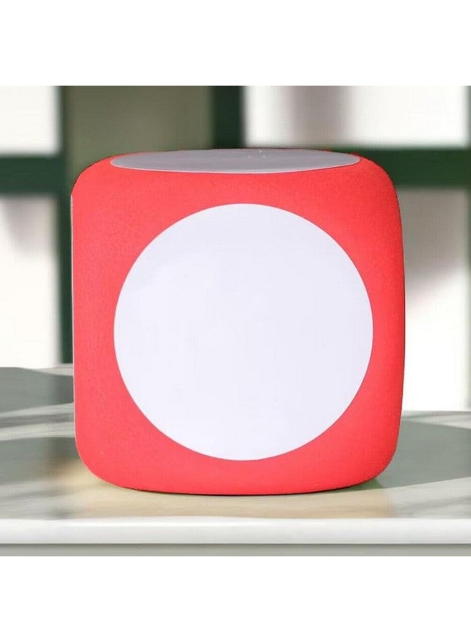 NUOBESTY 4 قطع نرد عملاق من الفوم، نرد قابل للمسح، نرد ضخم، نرد كبير، نرد قابل للكتابة، نرد ألعاب تعليمية، أدوات تعليمية للمنزل والفصل الدراسي - Image 4