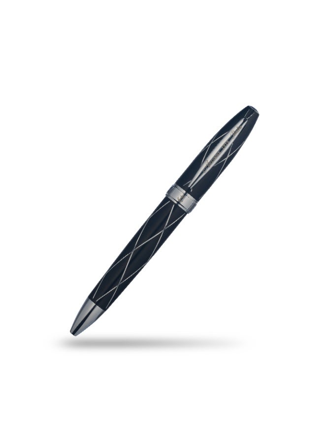 Ancora 1919 Chesterfield Nero Rollerball Pen – Black – Gift Box Included - Image 2