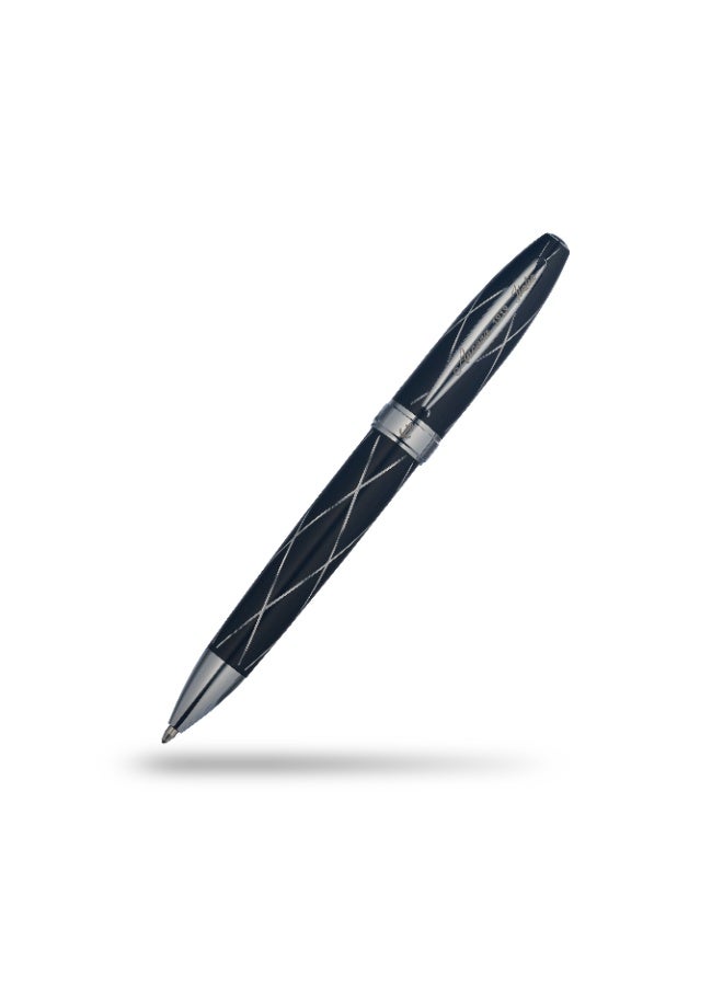 Ancora 1919 Chesterfield Nero Rollerball Pen – Black – Gift Box Included - Image 3