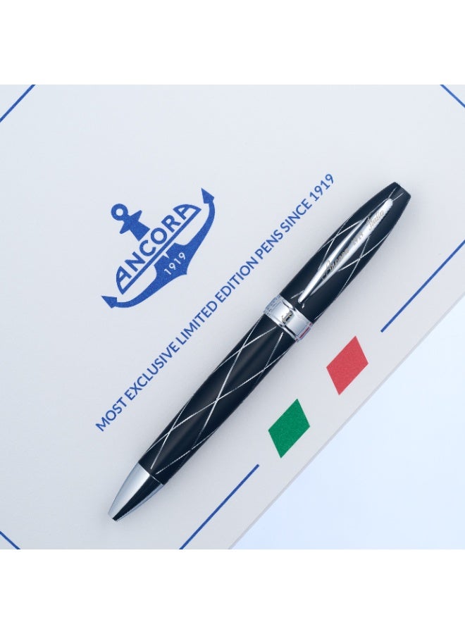 Ancora 1919 Chesterfield Nero Rollerball Pen – Black – Gift Box Included - Image 4