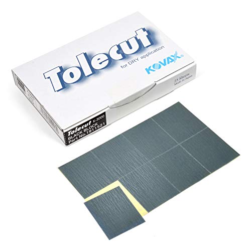 Eagle Abrasives Tolecut PSA 8-Cut Block Sanding Sheets, Black K-3000, 191-1521, 25 Sheets - Image 1