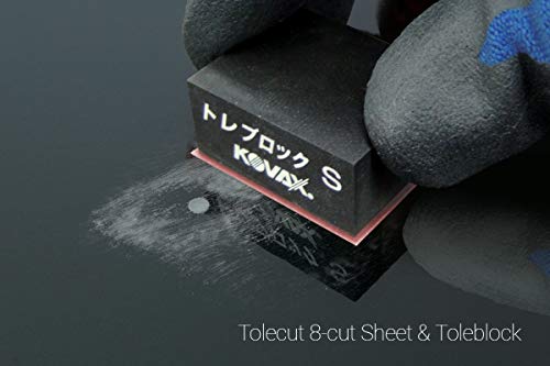 Eagle Abrasives Tolecut PSA 8-Cut Block Sanding Sheets, Black K-3000, 191-1521, 25 Sheets - Image 3