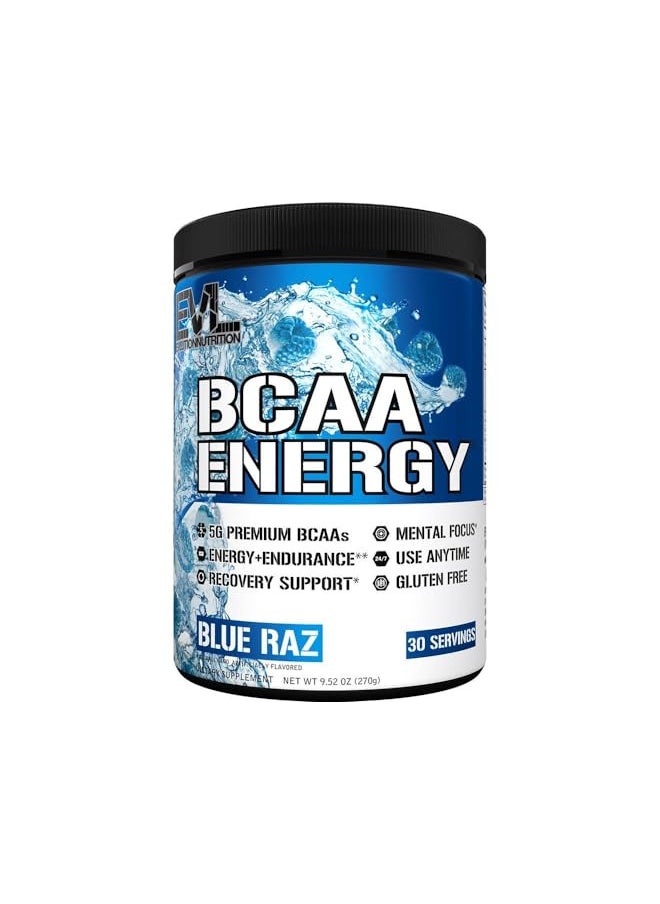 EVL BCAAs Amino Acids Powder - BCAA Energy Pre Workout Powder for Muscle Recovery Lean Growth and Endurance - Rehydrating BCAA Powder Post Workout Recovery Drink with Natural Caffeine - Blue Raz - pzsku/Z11DDD37A0A6E8864EFBBZ/45/_/1727378356/9b33310c-b54e-4fc2-9c8f-a4938745c9c6