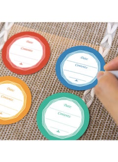 Beyond 180 Pcs Kitchen Labels Stickers Set, Waterproof Seasoning Label Stickers for Spice Jar Organization (Colorful)  - Image 4
