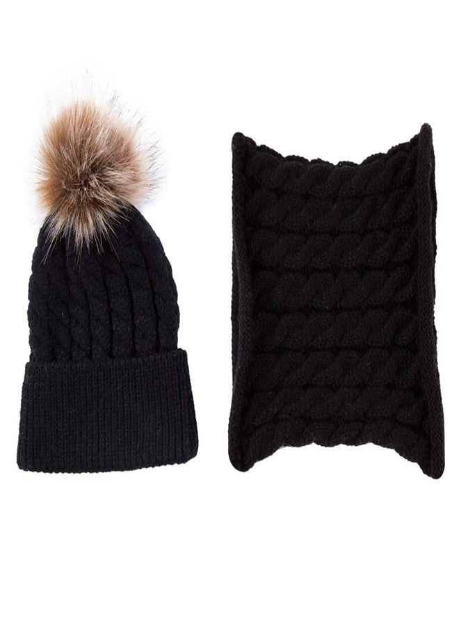 SOLEDI 2Pcs/Set Newborn Baby Knitted Hat Scarf with Pompom Warm Caps Scarves Infant Boys Girls Autumn Winter Warm Crochet Beanie Set - Image 5
