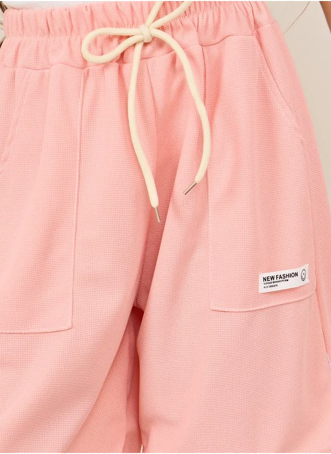ستايلي Pocket Patch Detail Mid Length Short