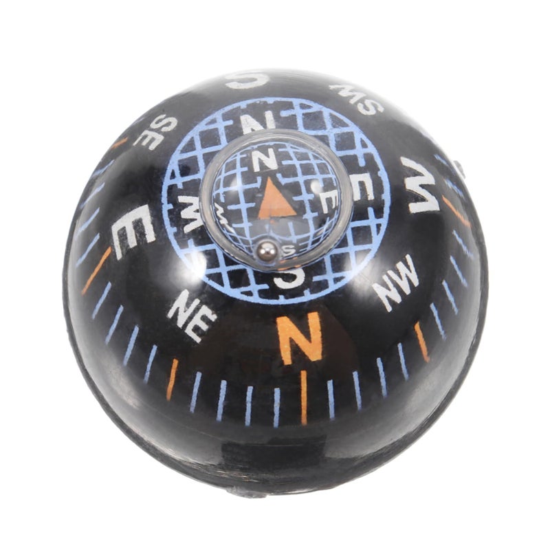 Sturdy Plastic Automotive Dashboard Ball Compass Spherical Car Compass - Image 2