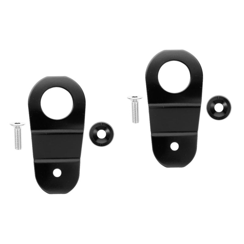 2 Pcs Car Radiator Mount Bracket Support Stay Replacement Kit - Image 2