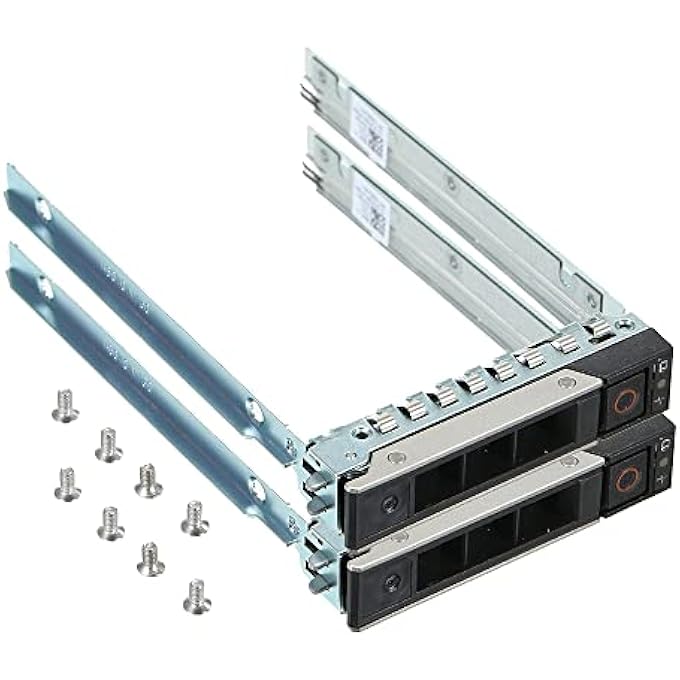 rayihni مجموعة من 2، حاوية قرص صلب SAS SATA بحجم 2.5" لجهاز ديل جين 14 باور إيدج سيرفر R640 R740 R740XD R940 SFF DXD9H - Image 1