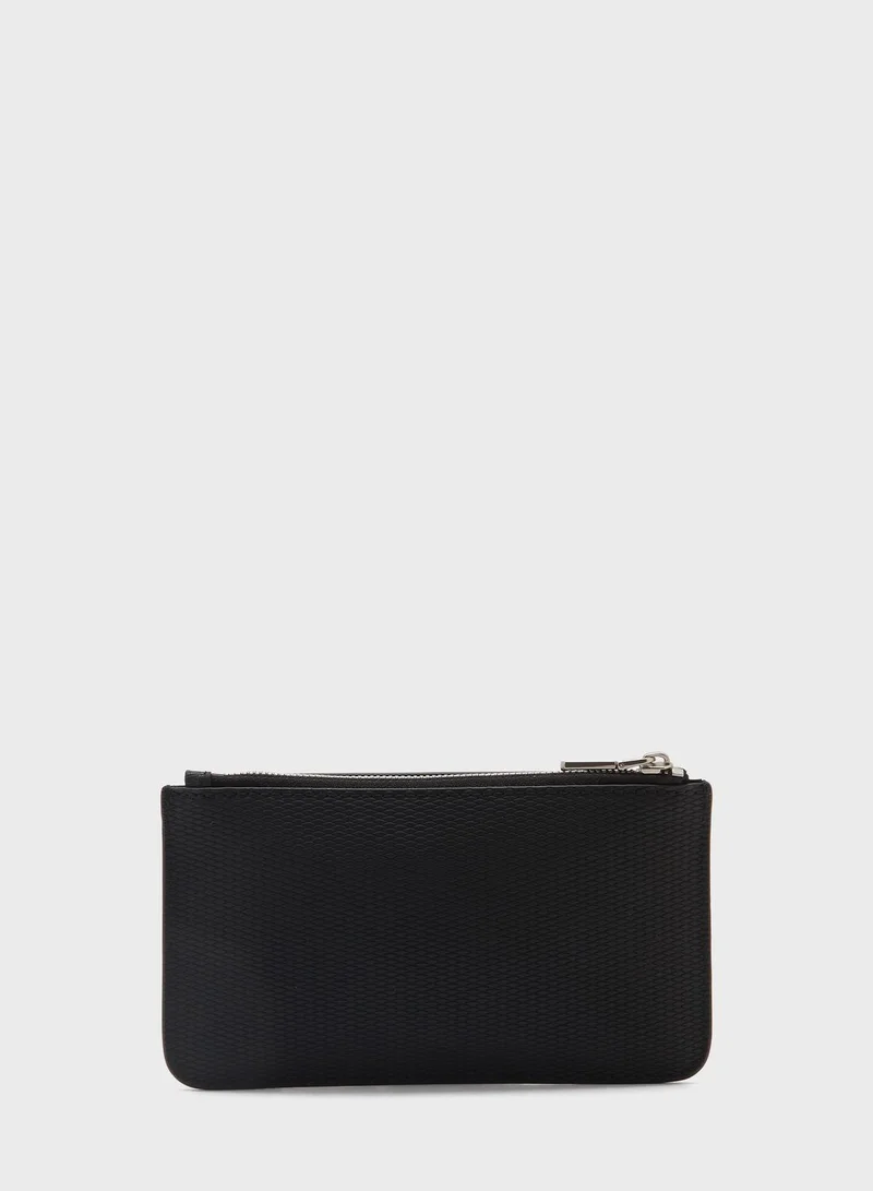 CALVIN KLEIN Tagged Coin Purse+Det Cardholder
