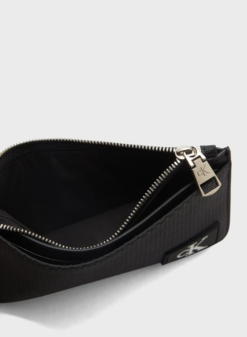 CALVIN KLEIN Tagged Coin Purse+Det Cardholder