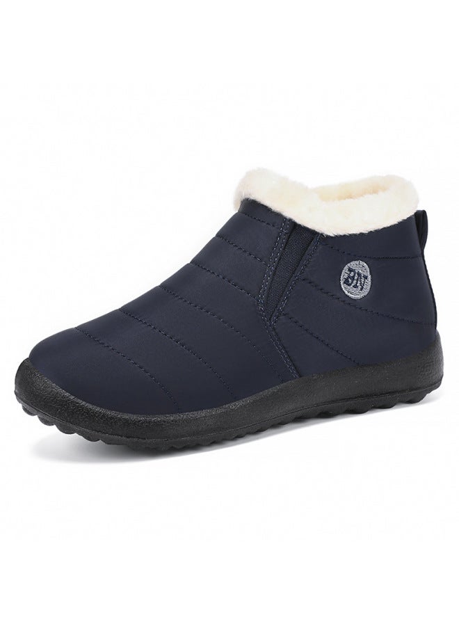 Cotton Shoes Winter Trade Pedal Plus Size Thick Short Boots Lovers Outdoor Warm Snow Boots
