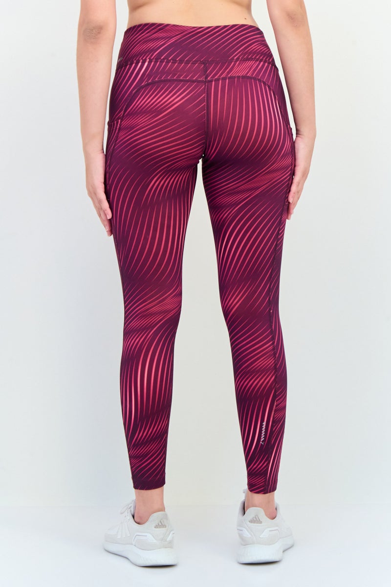 PUMA Women Sportswear Fit Training Leggings, Purple - Image 3