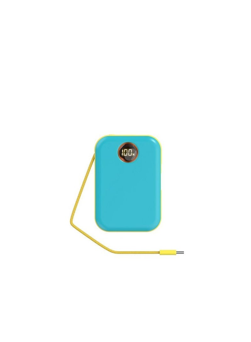 GULFLINK Fast Magnetic Portable Power Bank with Typec Cable 10000mah Blue - Image 1