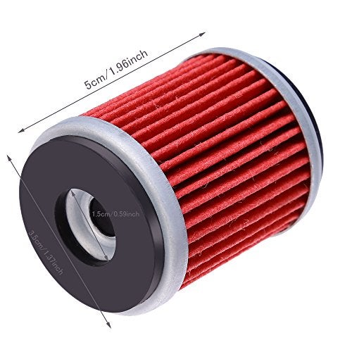 Saihisday فلتر زيت سايهيزداي بديل لياماها WR250F WR450F WR250X WR250R YFZ450X YFZ450R YZ250 XT250 YFZ450 YZ250F YZ450F YBR250 (10 قطع) - Image 3