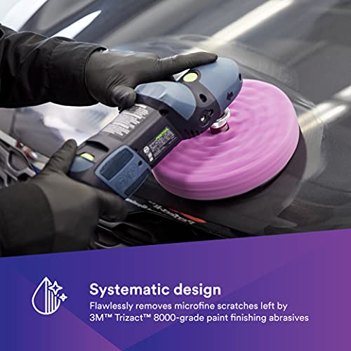 3M Perfect It 1 Step Finishing Material, 33039, for Paint Finishing Cars, Trucks, and Other Painted Surfaces, 32 fl oz, 6/Case, Purple - Image 5