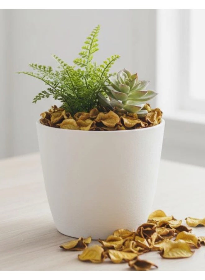 AKDC Aroma Decor Premium Artificial Dried Leaves Potpourri – Bright Yellow Shade – 400 g Decorative Scented Fillers - Image 2