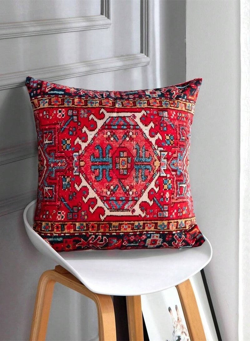 Retro bohemian design pillowcases 4 pcs without filling - Image 4