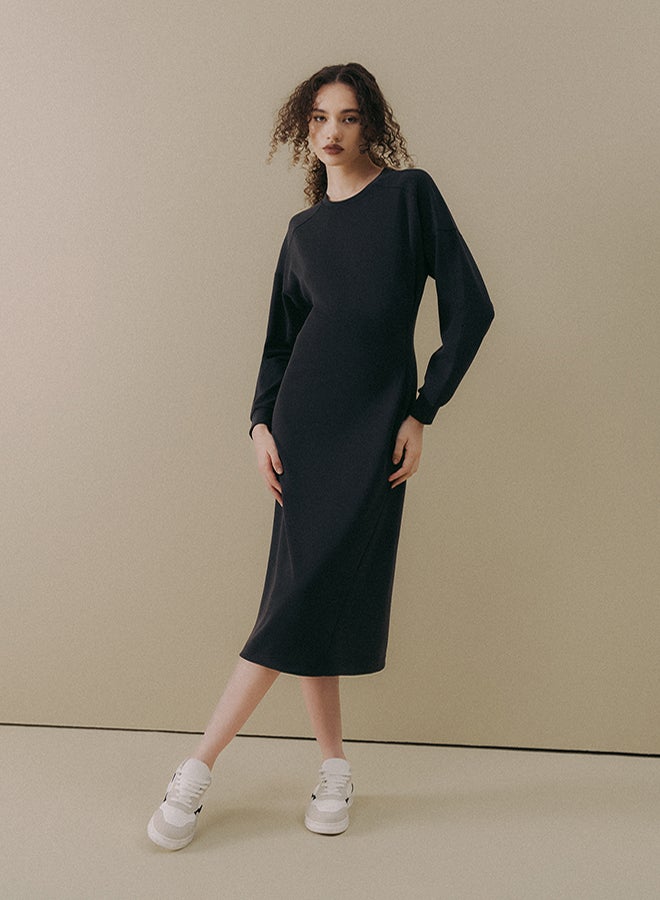OXXO Long Sleeve Knitted Midi Dress  - Image 1