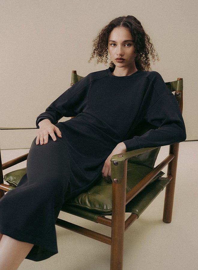 OXXO Long Sleeve Knitted Midi Dress  - Image 2