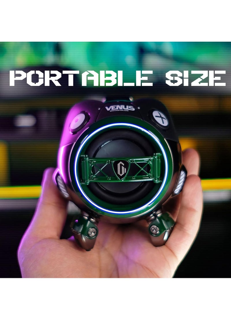 Gravastar - Gravastar G2 Venus Wireless Bluetooth 5.0 Speaker – Green - Image 1