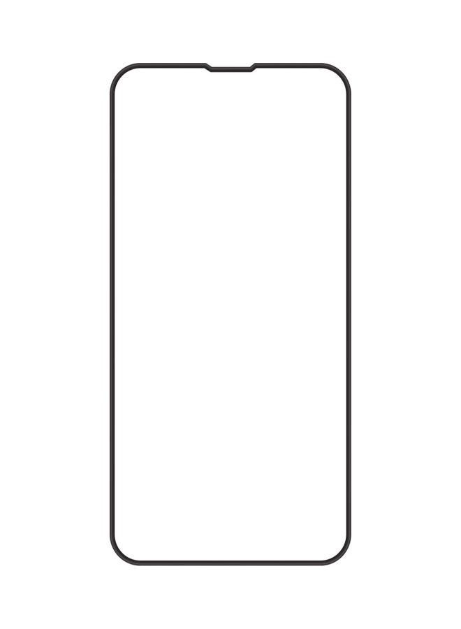 vesus DropProtect Clear 3D Glass Screen Protector With Built-in Bumper For iPhone 14 Plus Clear