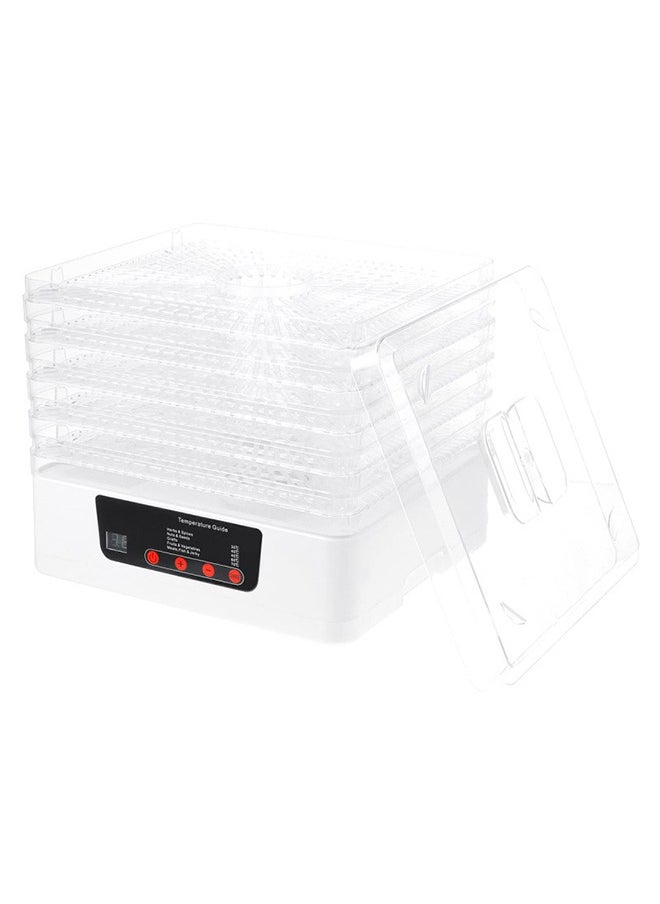 Mini Food Dehydrator Machine, Fruit Dryer 5 Trays With Digital Control For Fruit Vegetable Meat Beef 350W TS-0323 White - pzsku/Z11DEEC6CD40A65F35542Z/45/_/1724141590/964b222b-3bc0-4196-9217-5360297dcc5b