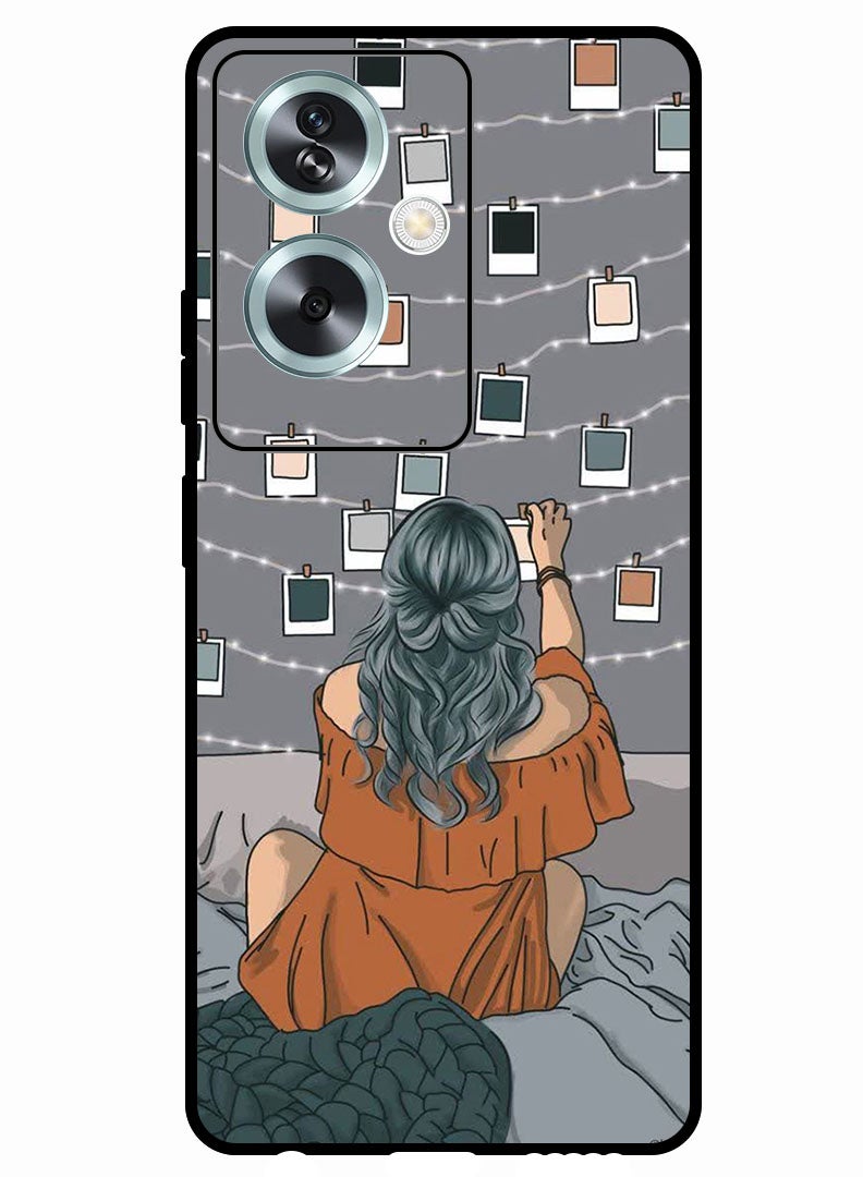 Theodor Protective Case Anti Scratch Shock Proof Bumper Cover For Oppo A79 5G Polaroid and lights - Image 1