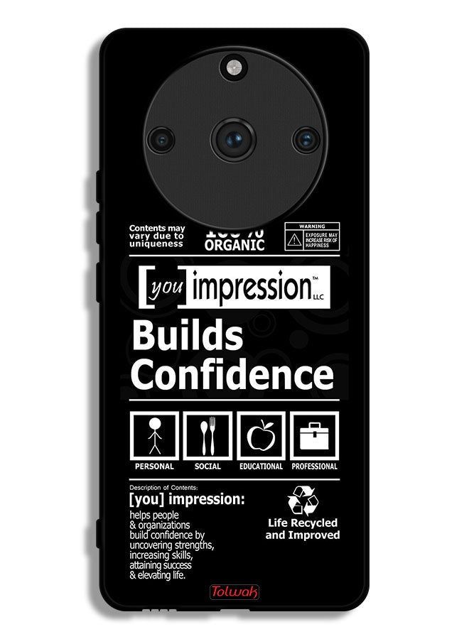 Tolwak Realme 11 Pro Plus Protective Case Cover Builds Confidence Sticker - Image 1