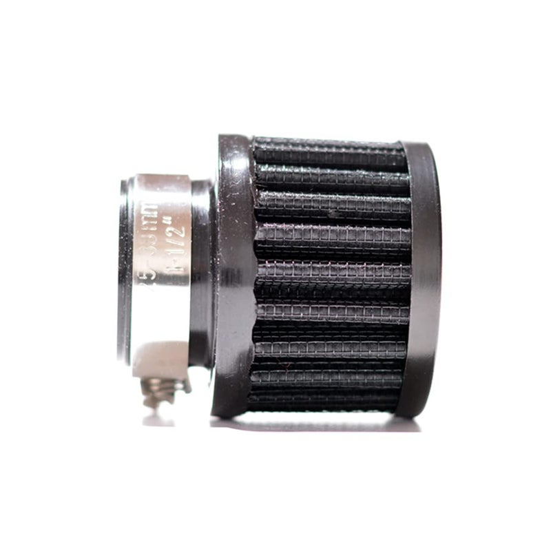 Meriton Auto Car Universal Rubber End Clamp on 25mm 1" Intake Air Filter Black - Image 3