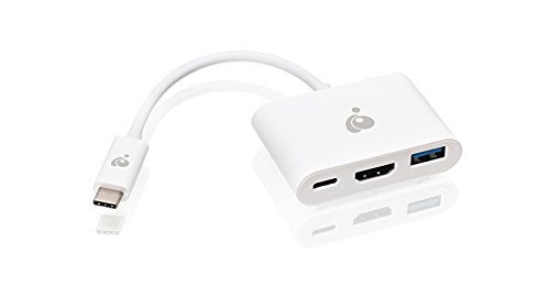 IOGEAR USB-C to 1 to 3 Adapter - 1 HDMI Out - 1 USB A Out - 1 USB-C - 100W Power - 4K@30Hz - MacBook Pro - iMac - Chromebook - More Type-C - GUC3C3H - Image 2