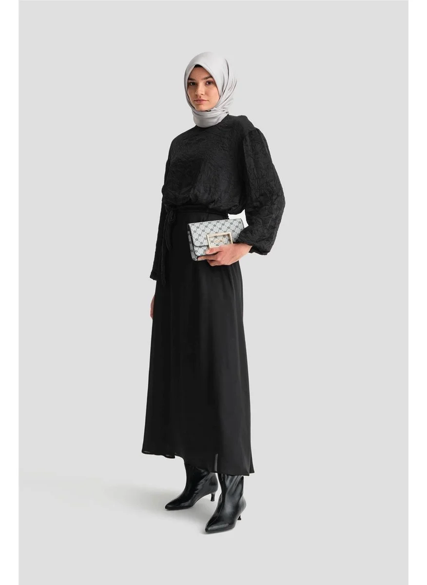 ARMINE Balloon Blouse Suit 24K6919 Black