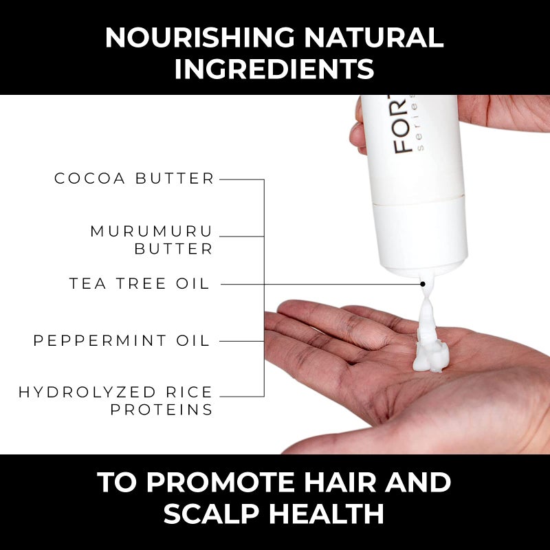 Alex Costa Hydrating Hair Conditioner for Men by Forte Series Deep Treatment for Damaged Hair Nourishing for Dry Hair Sulfate & Paraben for Frizzy Hair, (8 oz) - Image 4